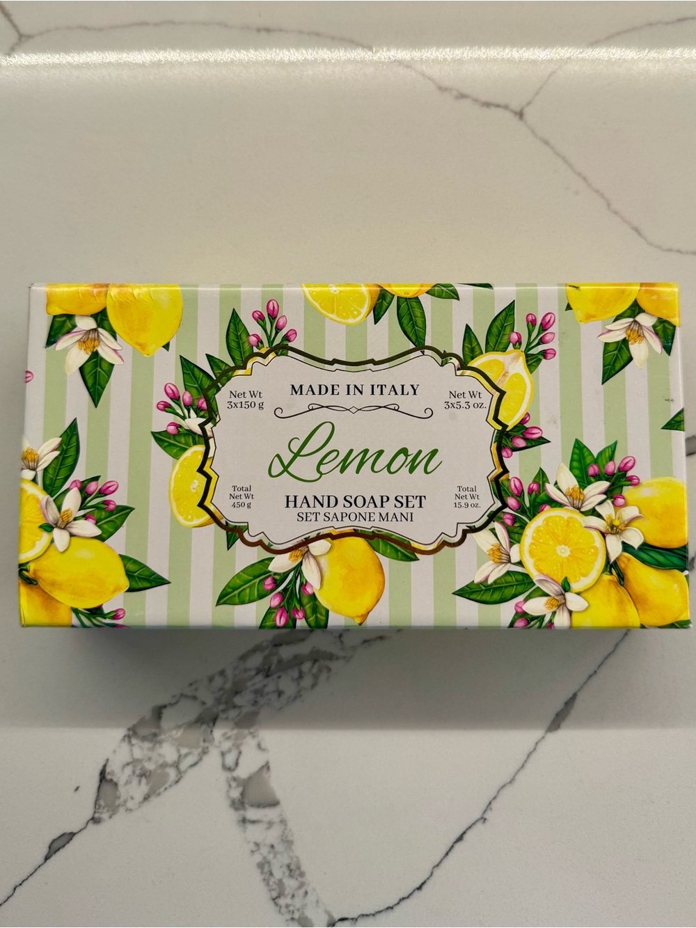 Lemon Hand Soap Set - Made in Italy